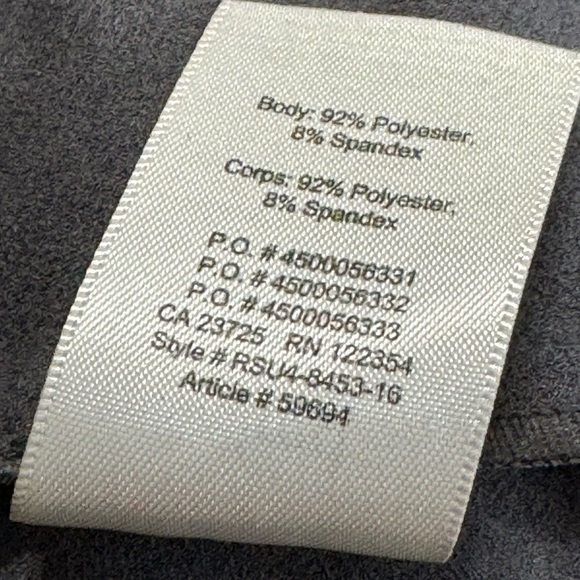 WILFRED A Line Shift Mini Dress Gray Pockets sz XS Aritzia Faux Suede Trompette - Picture 7 of 8